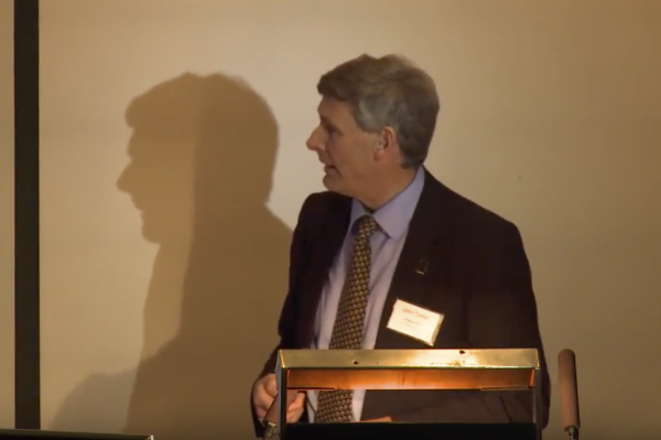 Dr John Turner speaks on Darwin Initiative projects at Chagos 20/20, the CCT Conference 2013